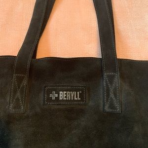 Beryll suede tote bag